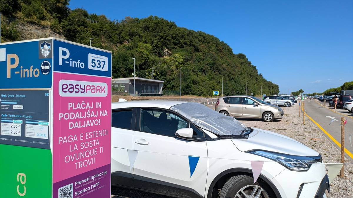 537 EasyPark  Parkirišče Zusterna v bližini obmorskega parka – Koper